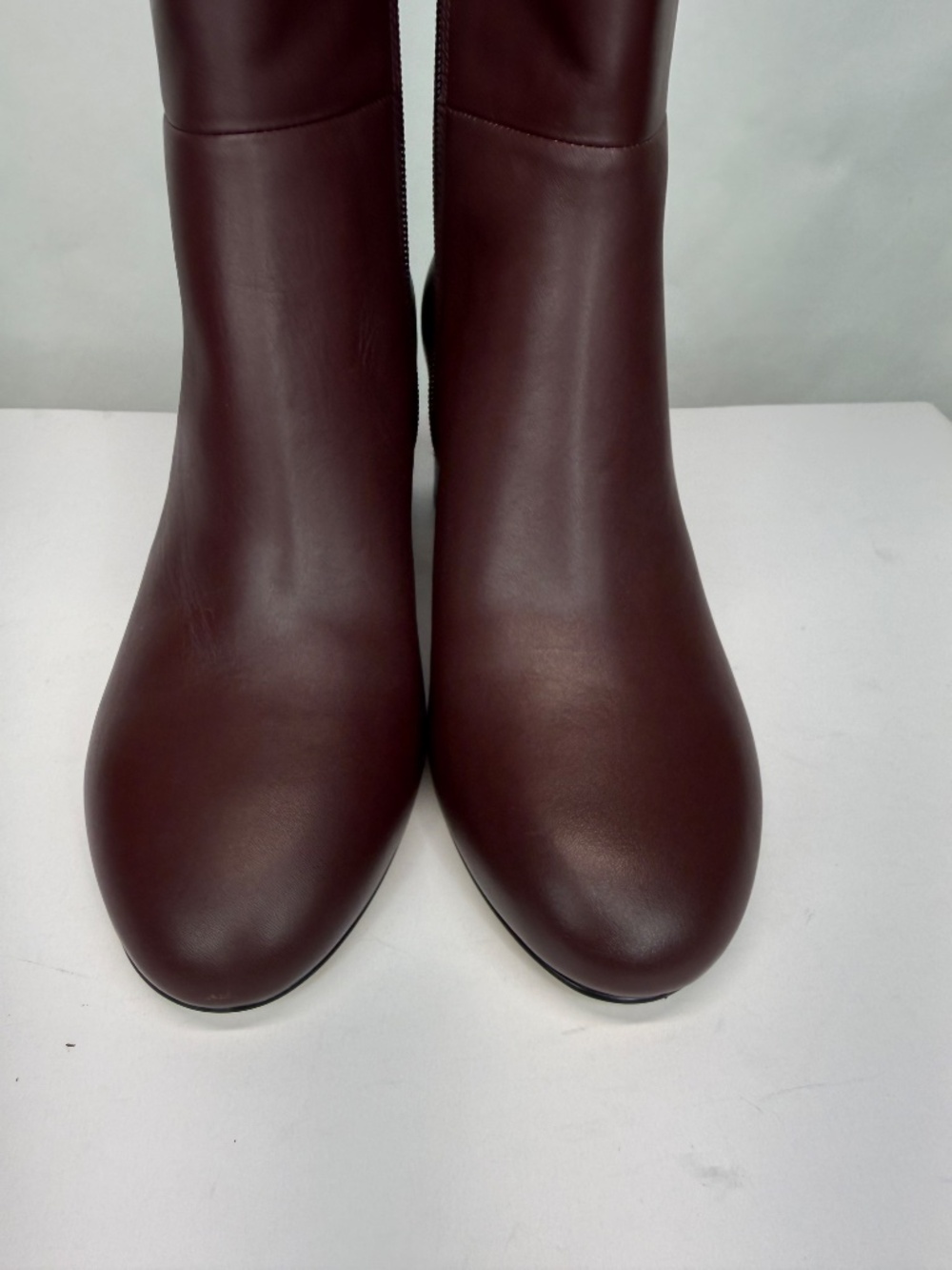 New Stuart Weitzman Celina Zip Leather Knee High Boot Sz 8 - Picture 10 of 16